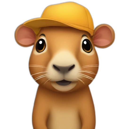 Capivara gorro emoji
