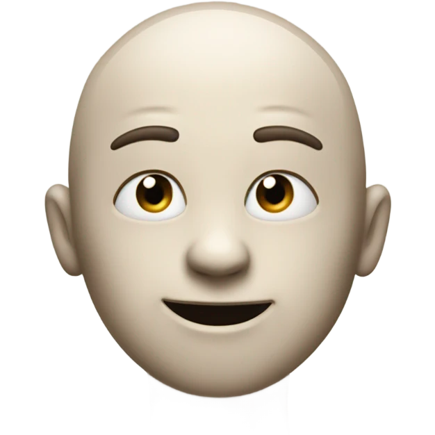 half smile face half human body emoji