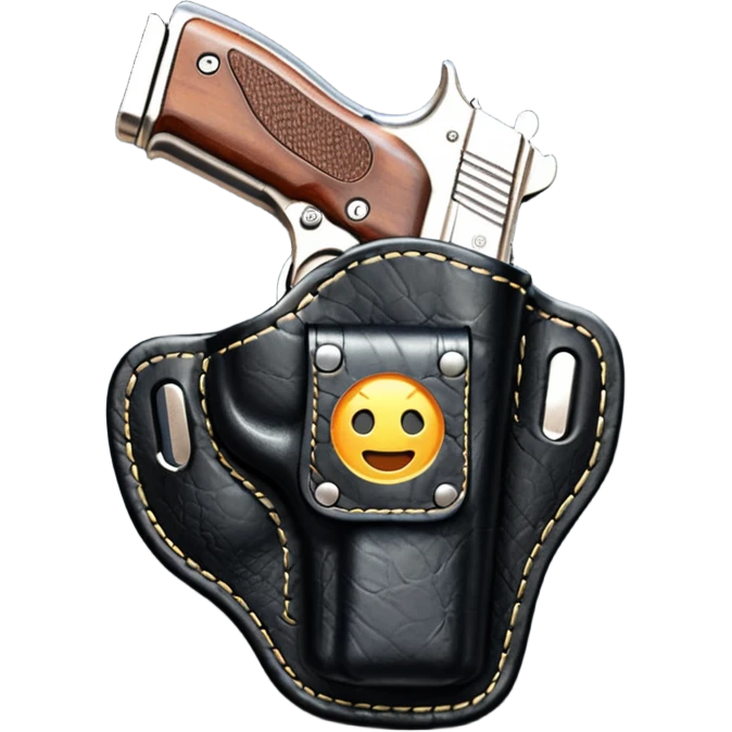 black holster emoji