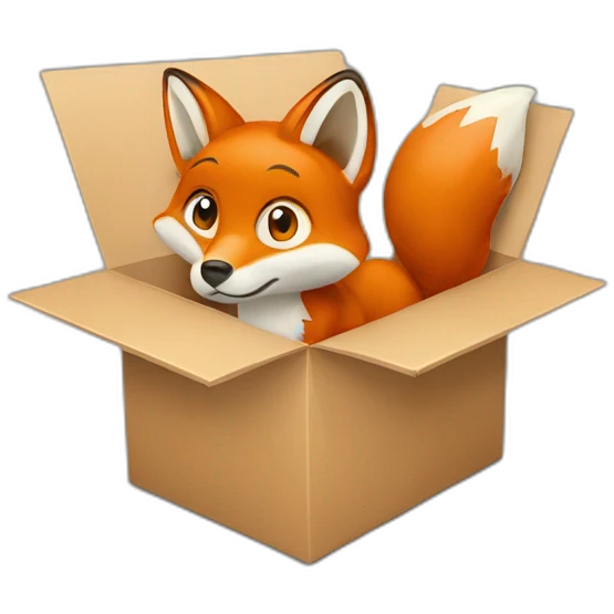 fox-in-box emoji