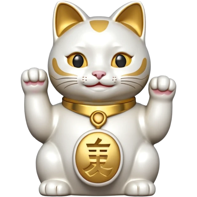 Lucky cat emoji