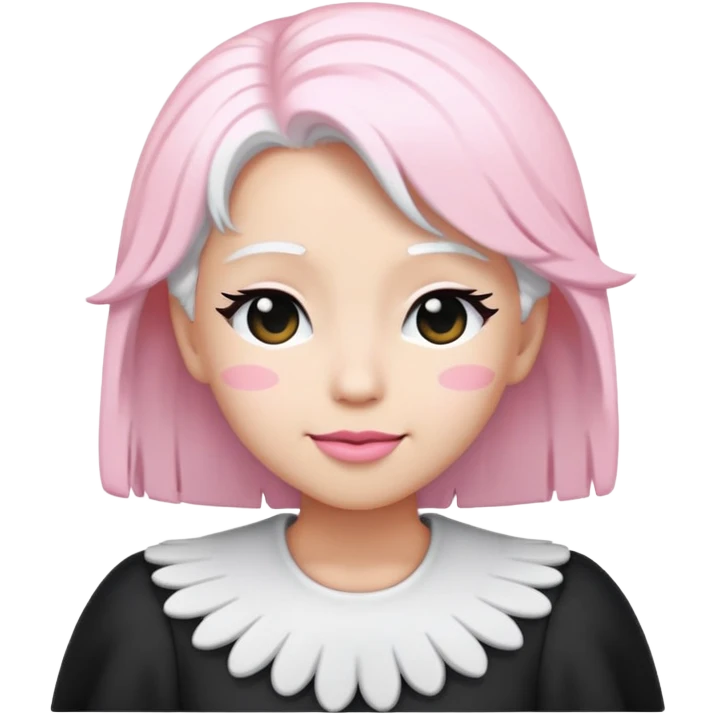 Angel Dust from Hazbin Hotel winking, emoji style emoji