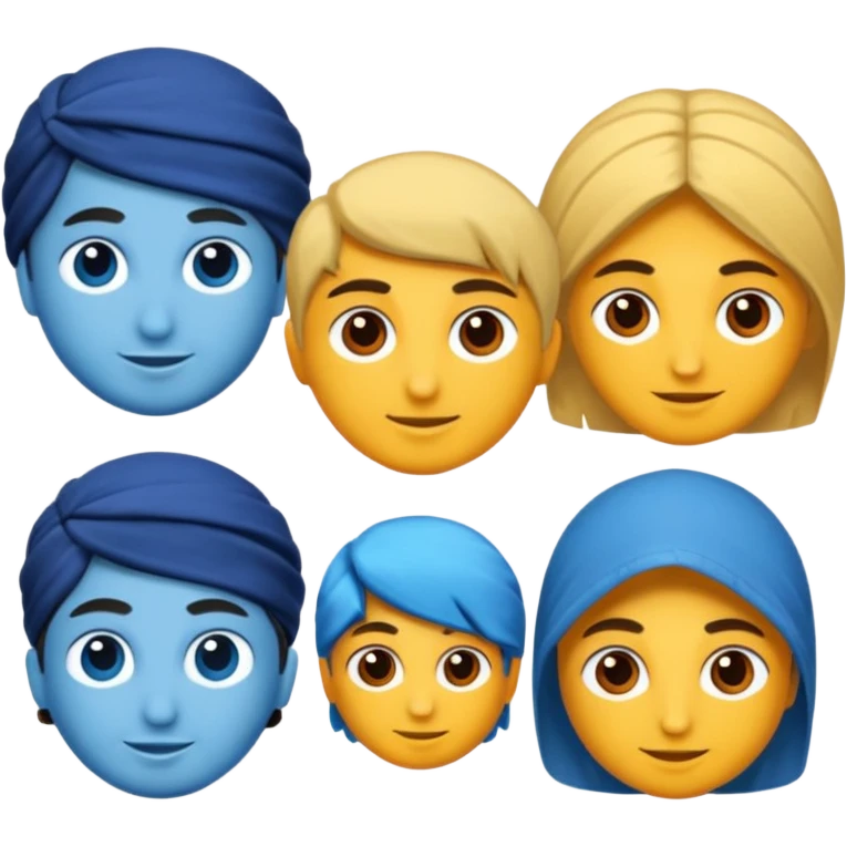 🟦bunun içinde ok işareti olsun ve mavi olsun ve yuvarlak olsun emoji