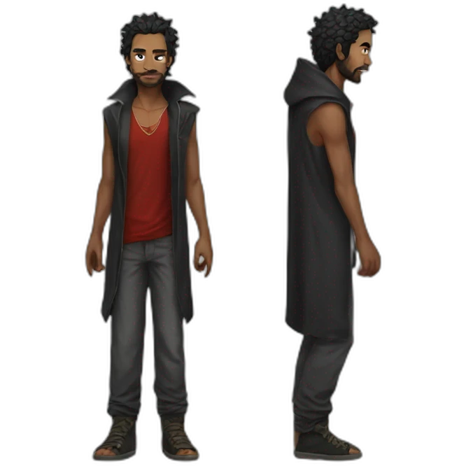 Homeless lucifer fullbody emoji