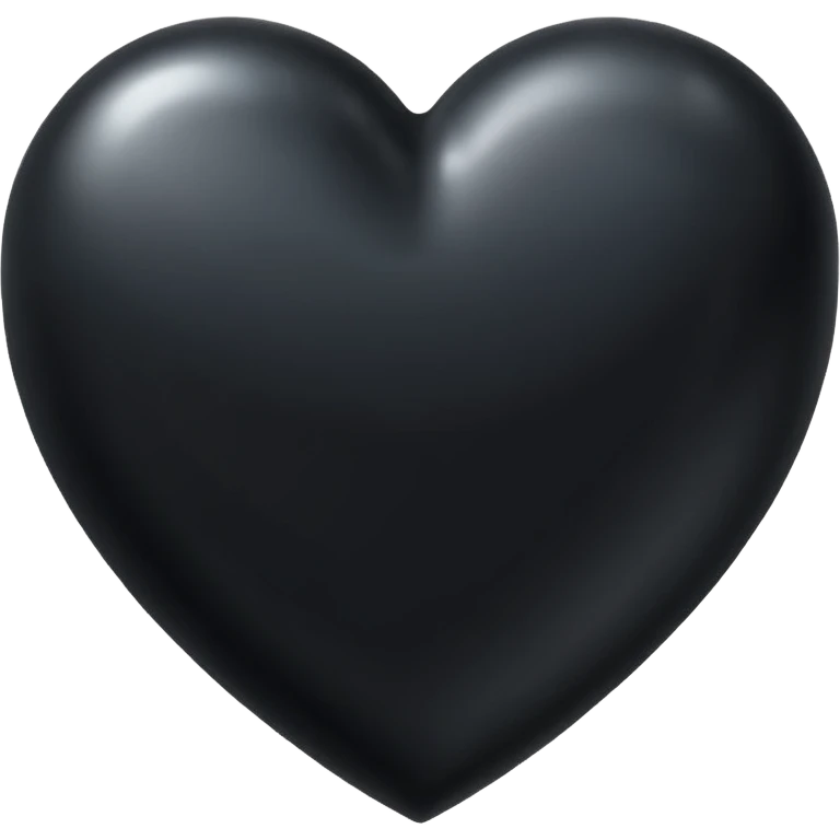 Corazón  negro emoji