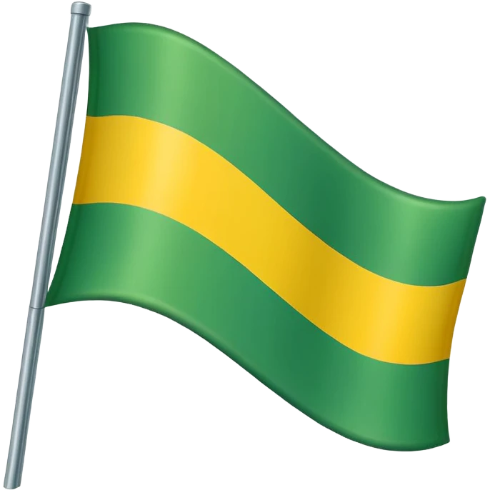 Yeşil sarı bayrak emoji