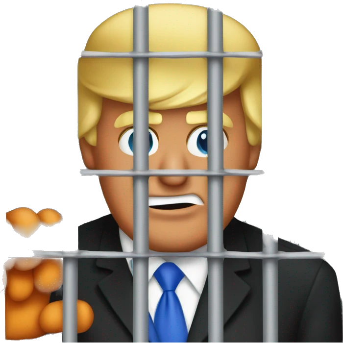 Donald trump in jail emoji