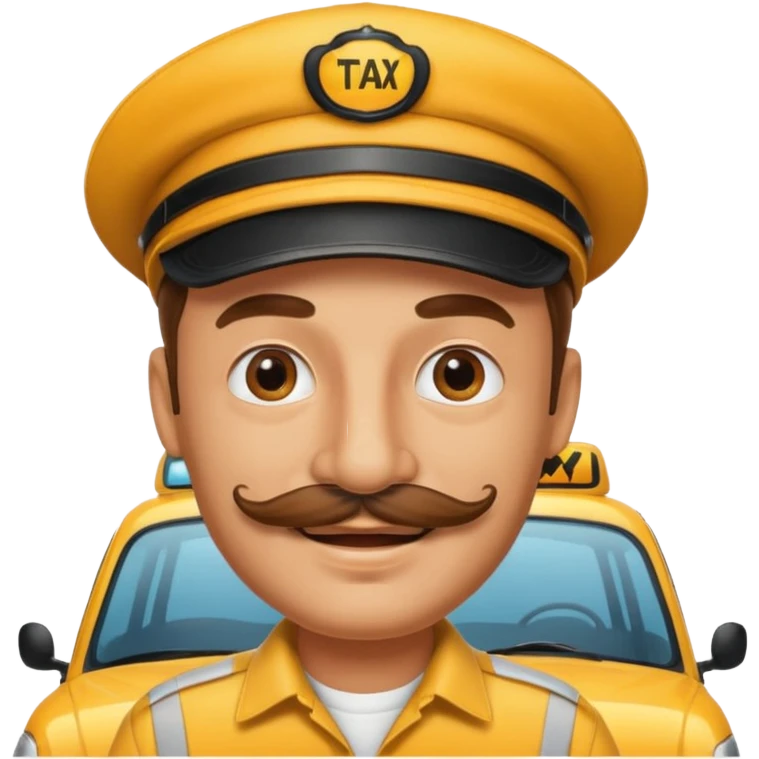 Taxi driver emoji
