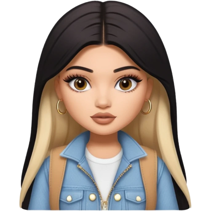 kylie jenner as pretty bratz baddie emoji