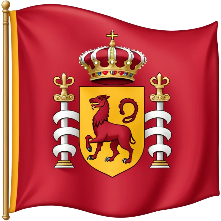 Bandera Aspa de borgoña del imperio español  emoji