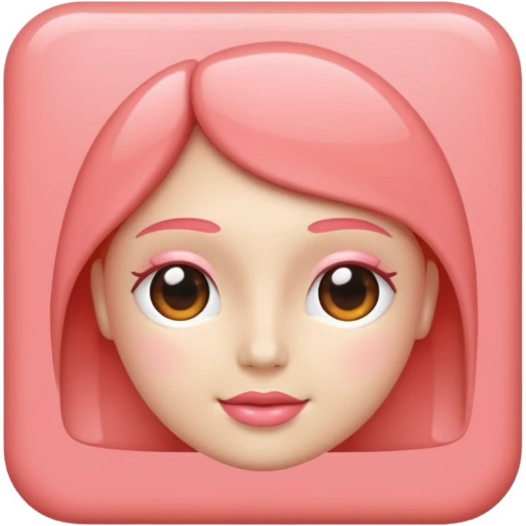 thank you in coral pink emoji