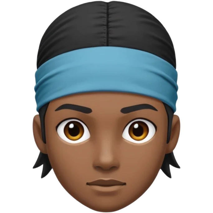 black usalt bolt half body with head band,half body,  emoji