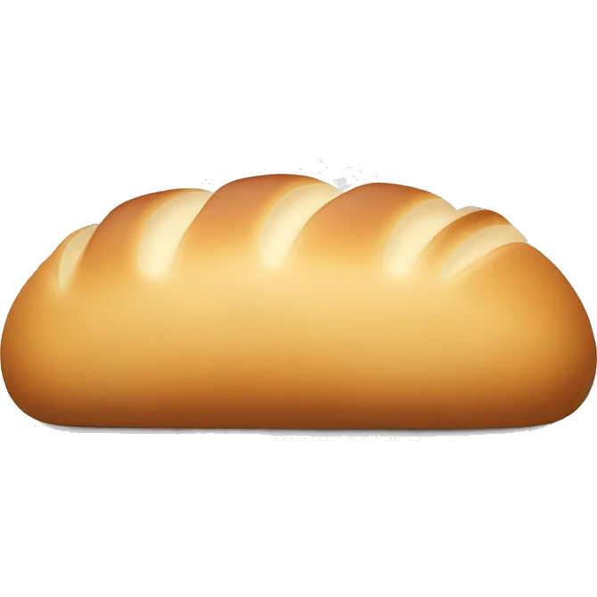A fresh loaf of bread, with steam rising, symbolizing homemade warmth. emoji