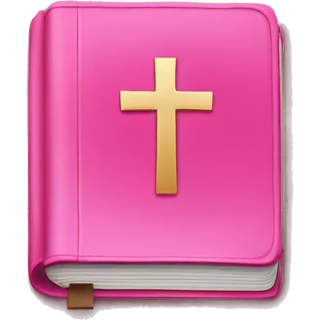 pink bible  emoji