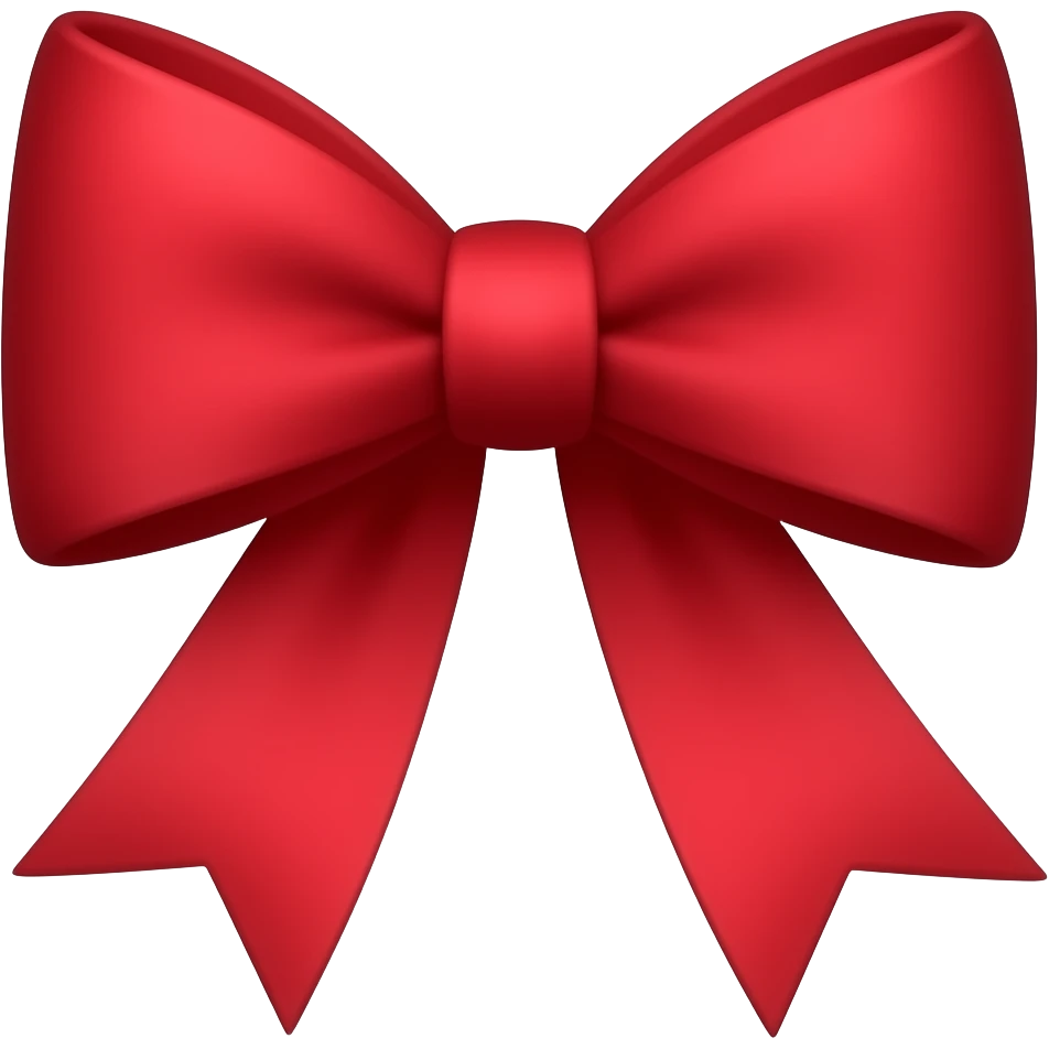 red bow emoji