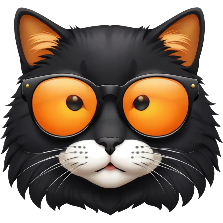Cat wearing sunglasses emoji