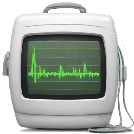 heart monitor emoji