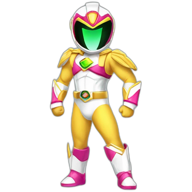 crystal power ranger full body emoji