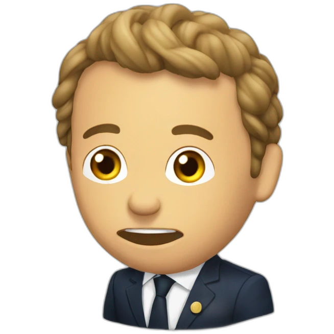 Macron qui mange du couscous  emoji