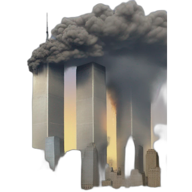 Twin Towers Attack September 11, 2001 emoji