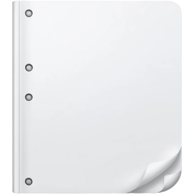 livre page blanche emoji