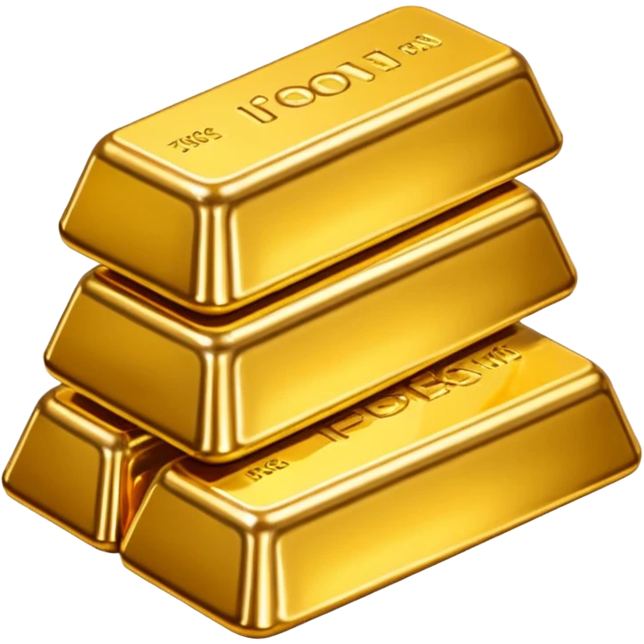 Mountain of gold bars emoji