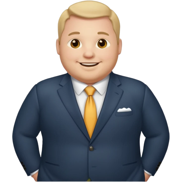 fat man emoji