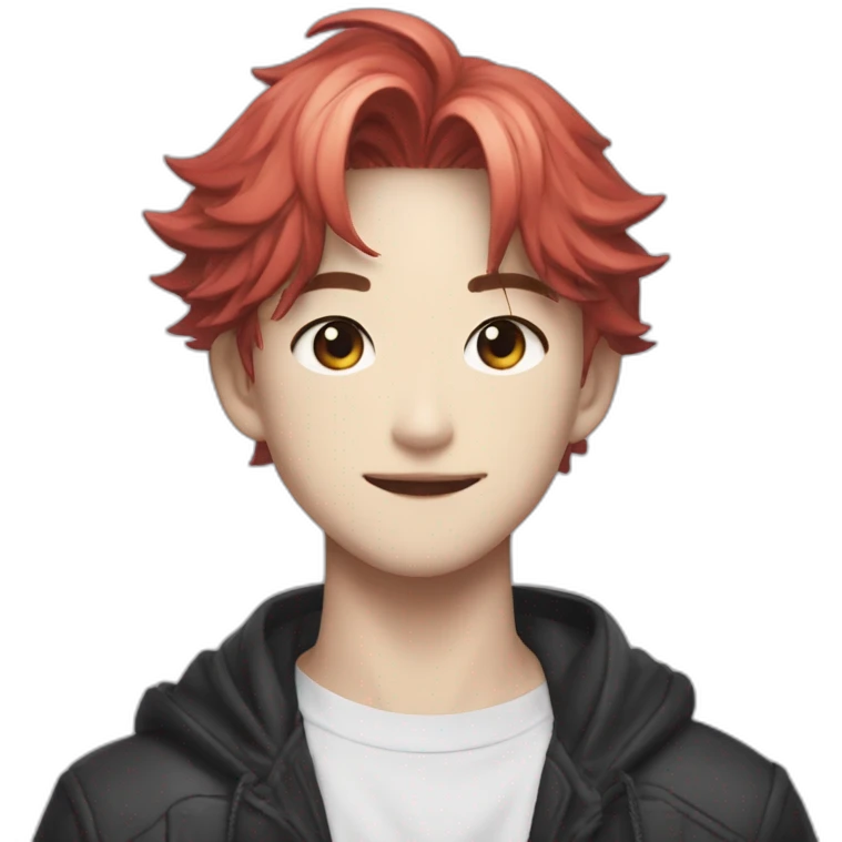 Stray kids felix red thunderous emoji