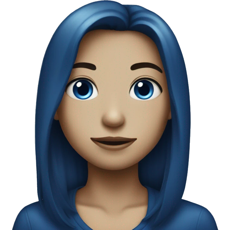 Dark blue heart emoji