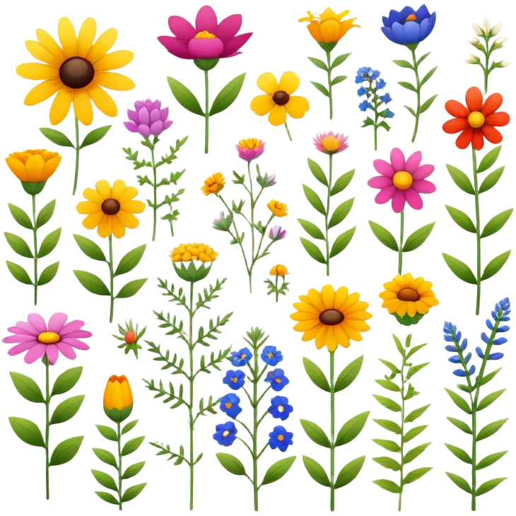 wildflowers emoji