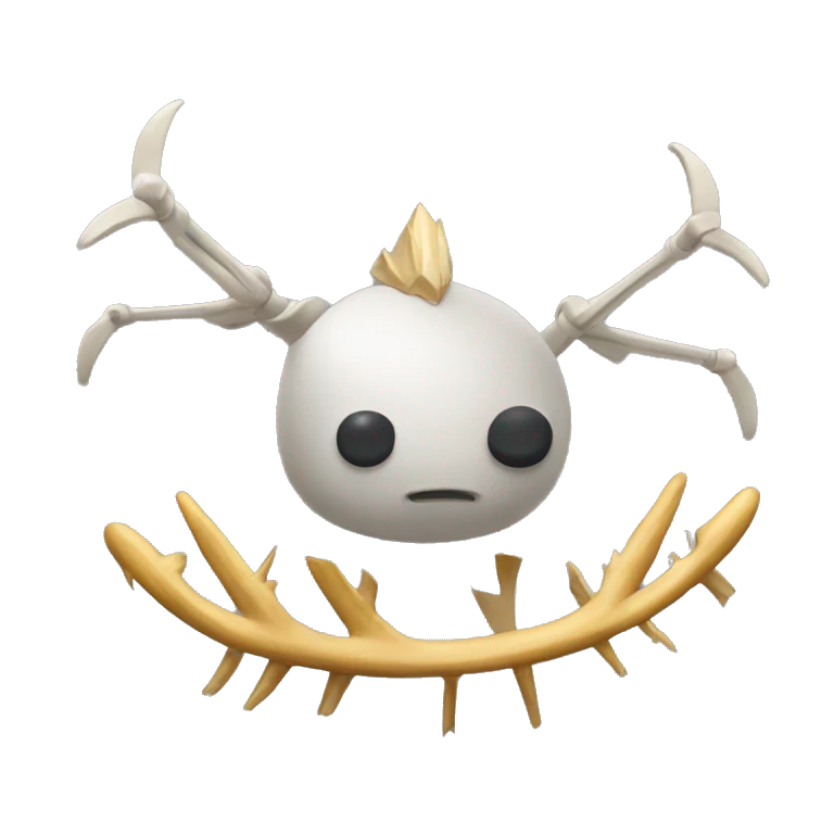 Un cabri/belier avec couronne sur la tête  emoji