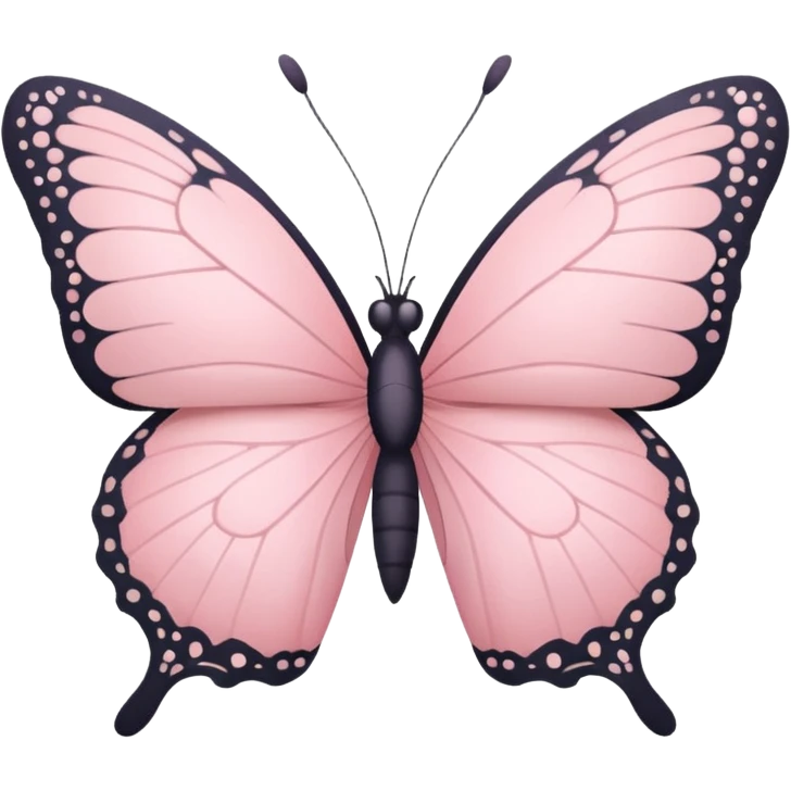   Pastel Pink Butterfly with Gypsophila emoji