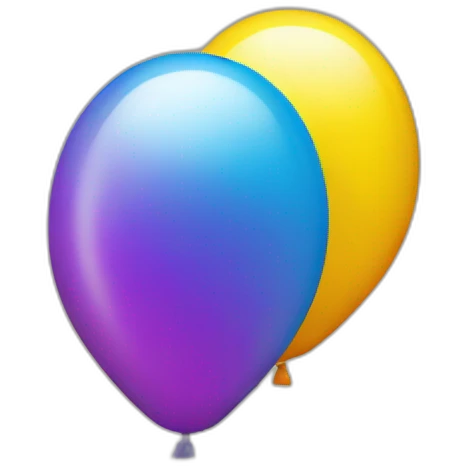 balloon five emoji
