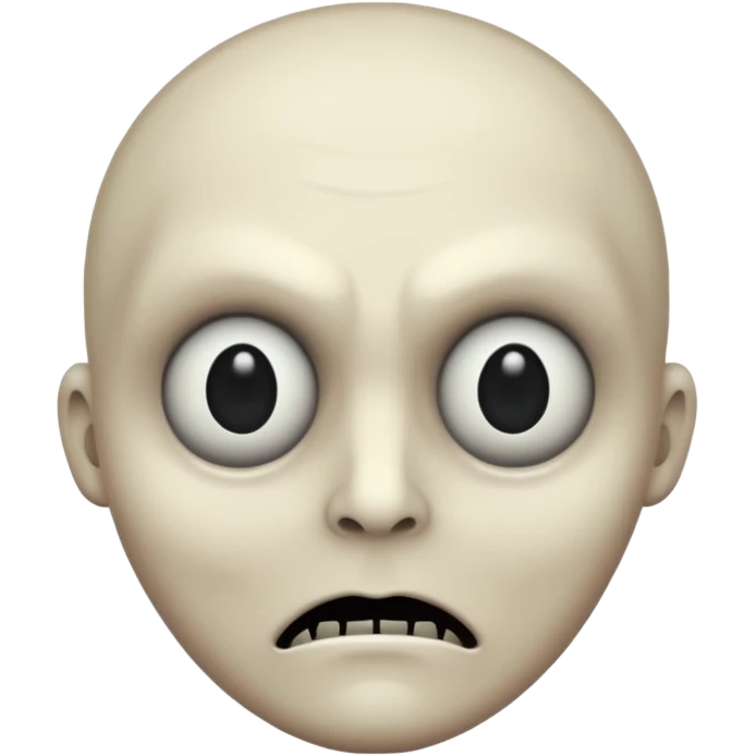 Scary emoji