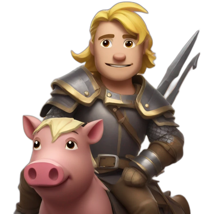 Hog rider from clashroyale emoji