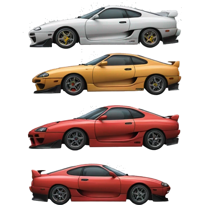 Supra mk4 de rápidos y furiosos  emoji