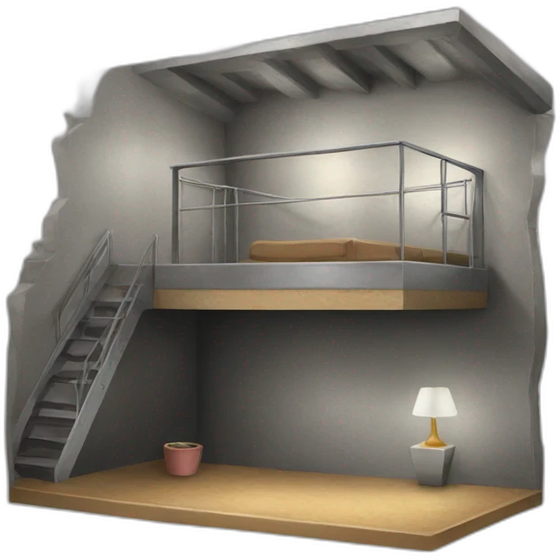 Loft on a bunker emoji