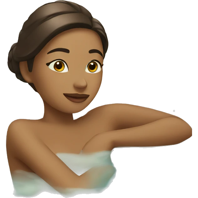 relaxing spa emoji