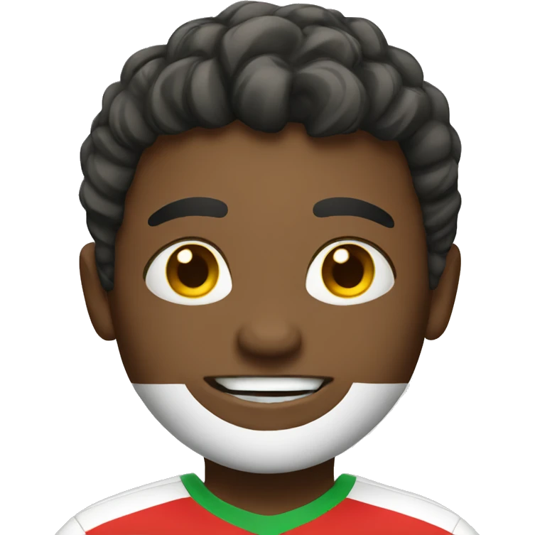 Soccer player emoji