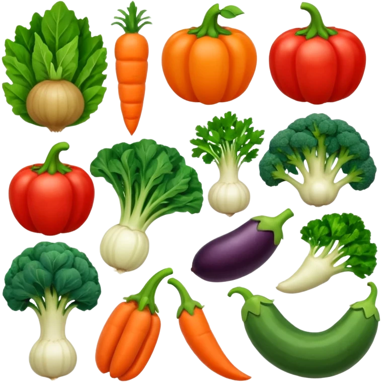 Veg name  emoji