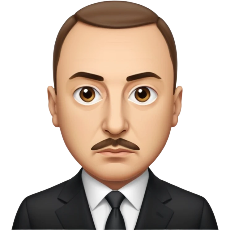 сделай фото Ильхама Алиева emoji