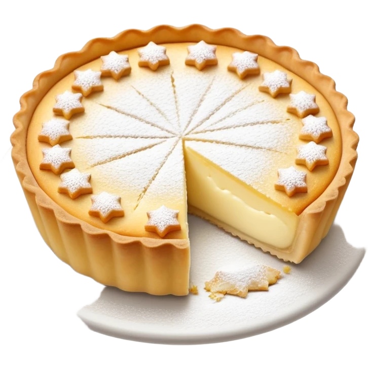 Ricotta cheese tart  emoji