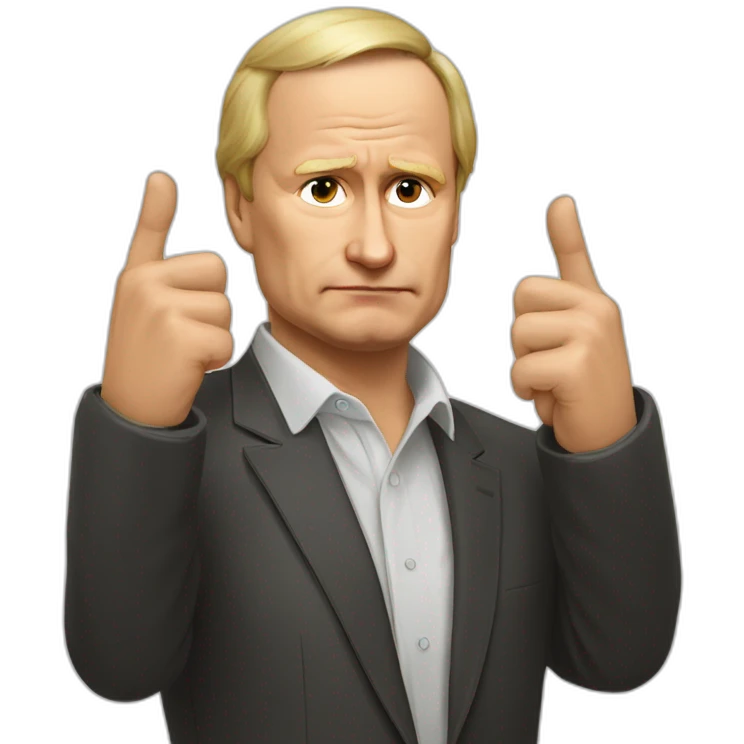 Vladimir poutine thumb down  emoji