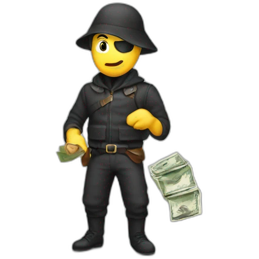 thief with money emoji