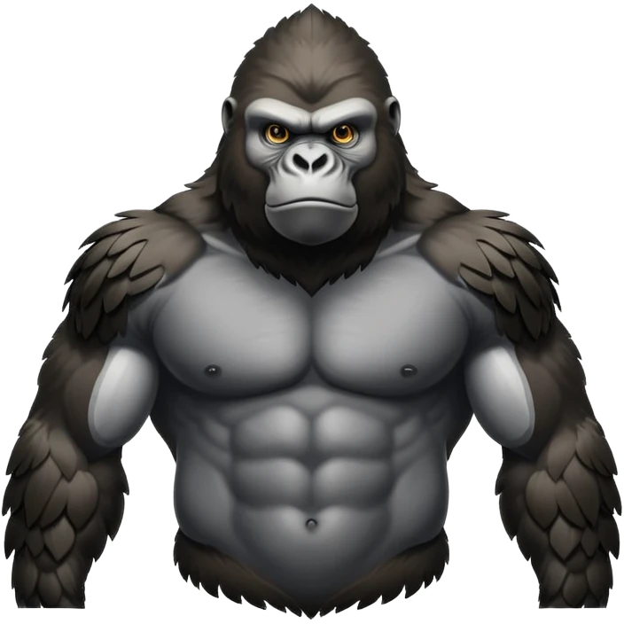 Eagle merged with gorilla emoji