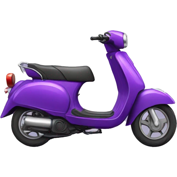 Purple moped emoji