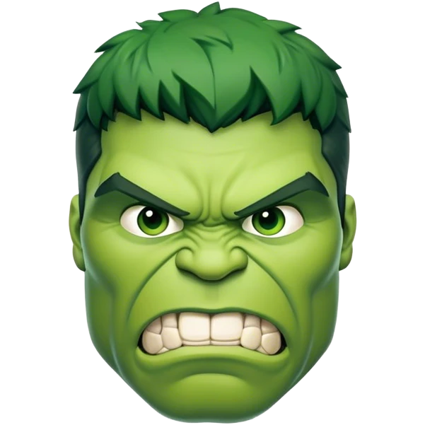 The incredible hulk emoji