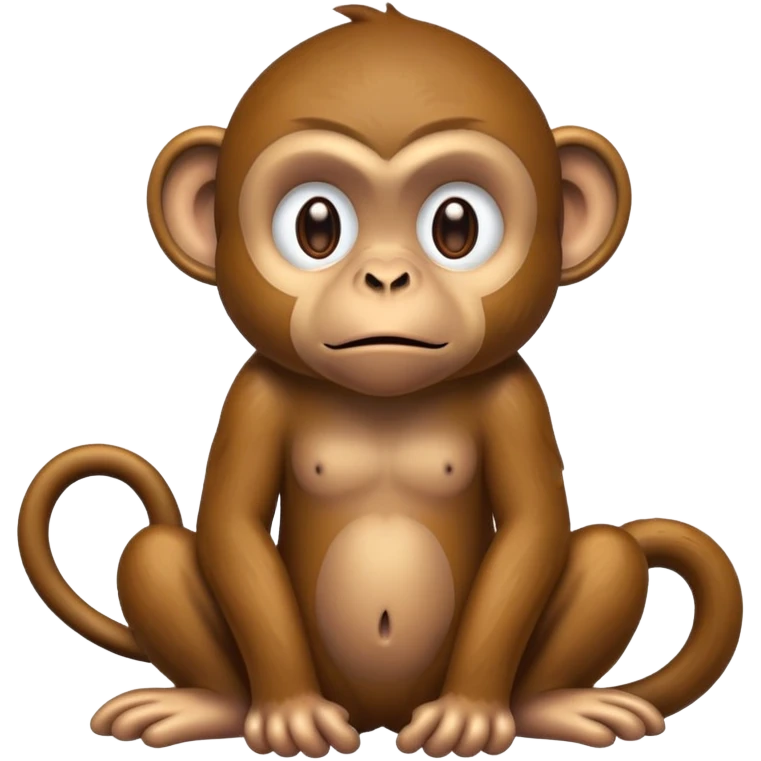 monkey with a poopy face emoji