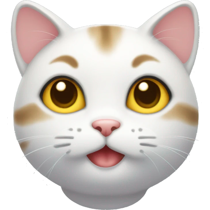 Kawaii cat emoji