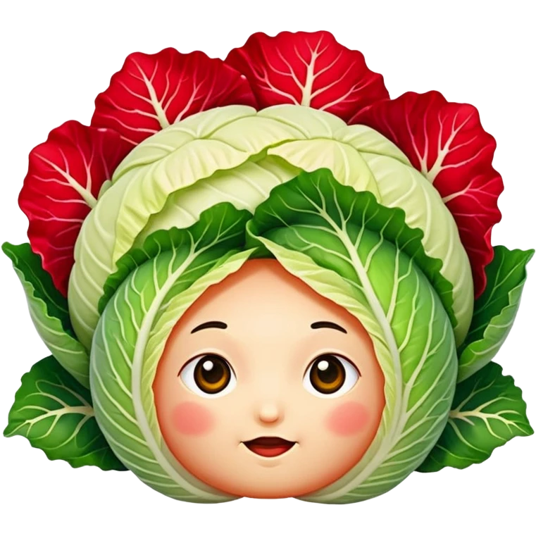 cute kimchi cabbage emoji